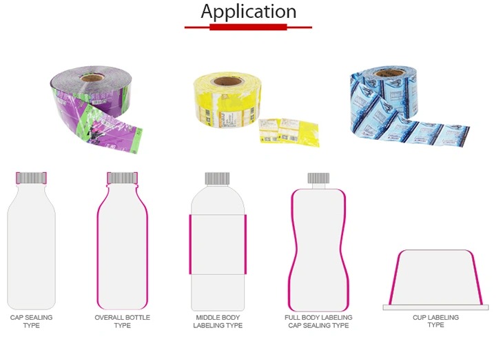 Двуглава автоматична машина за етикетиране на пластмасови стъклени бутилки